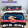 3 pièces Équipe de Football (34) Ensemble de housses de couette - Literie imprimée HD avec 1 housse et 2 taies d'oreiller - Parfait pour la décoration de la maison et des dortoirs