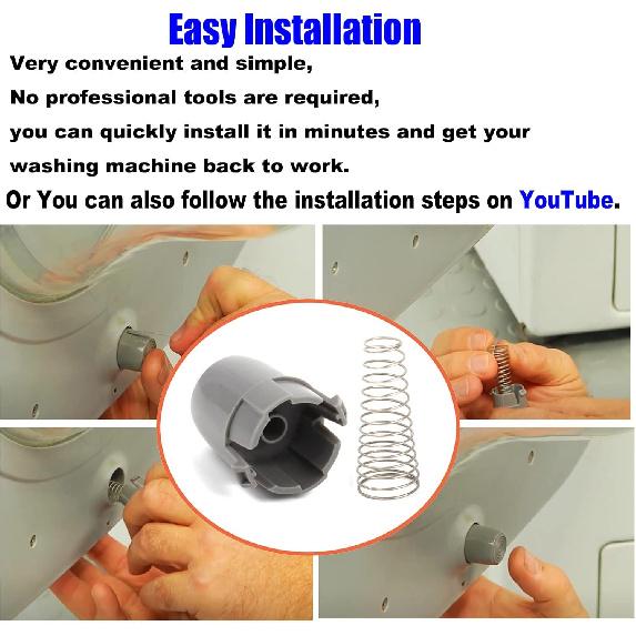 AGM73610701 Washer Parts Magnetic Door Plunger for Kenmore LG Washer Plunge Parts AGM73610702 MEG61961401 2002592 AP5331994 Fit Door Magnetic Holder