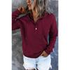 Women S Long Sleeve Loose Casual Hooded Sweatshirt With Drawstring Pockets