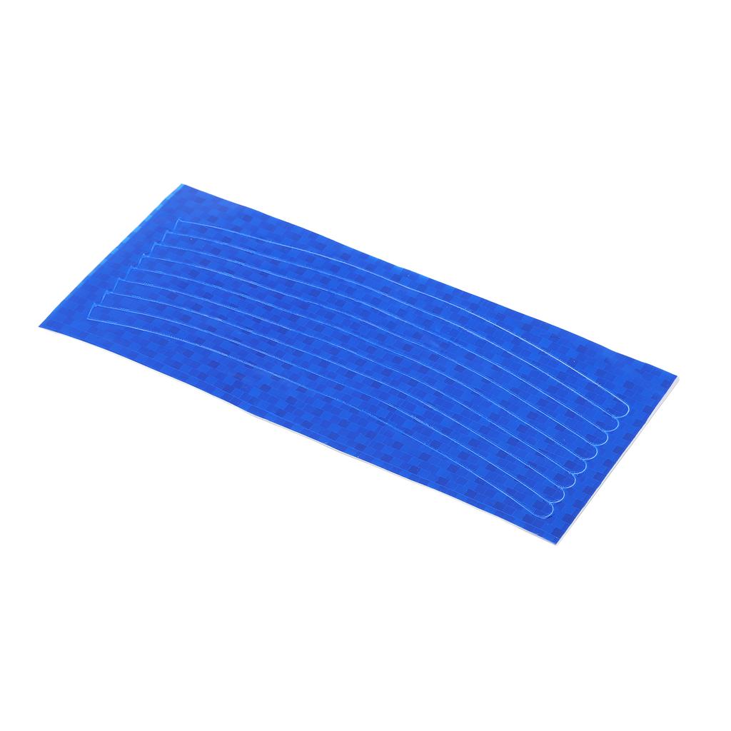10pcs Reflective Wheel Stripe Decal Waterproof Adhesive Decals Night Reflective Decoration Stickers