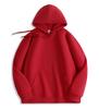 Black Solid Color Hooded Sweatshirt for Women - Korean Style, Loose Fit, Casual, Versatile, Plus Velvet Jacket for Autumn/Winter.