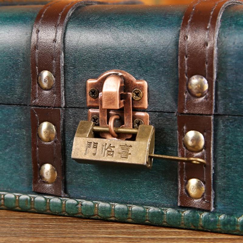 Vintage Storage Box Vintage Wooden Storage Box Antique Style Jewelry Organizer Jewerly Box Trinket Box Decorative Box