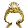 Anello da Dito Animale Civetta Femmina Carino Anello Nuziale Colore Oro Vintage Gioielli da Sposa Per Donne