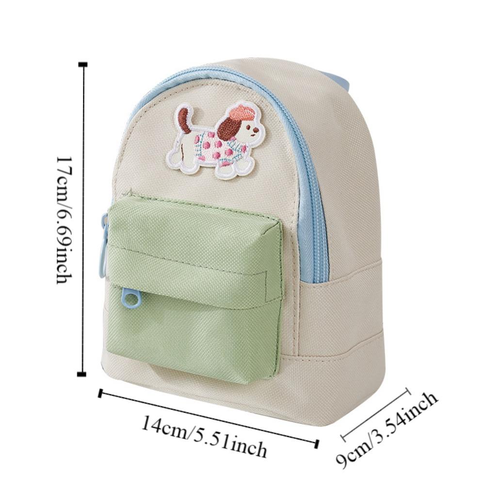Puppy Toast Schoolbag Pencil Case Crossbody Bag Stationery Storage Bag Travel