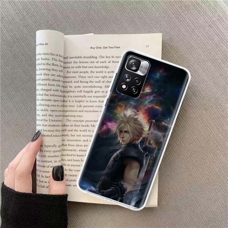 Final Fantasy VII Phone Case For Xiaomi Redmi Note 14 13 Pro Plus 5G Cover 13C 14C 12 12C 9 9T 9C 10 10C 8 7 6 10A 9A Pro Coque