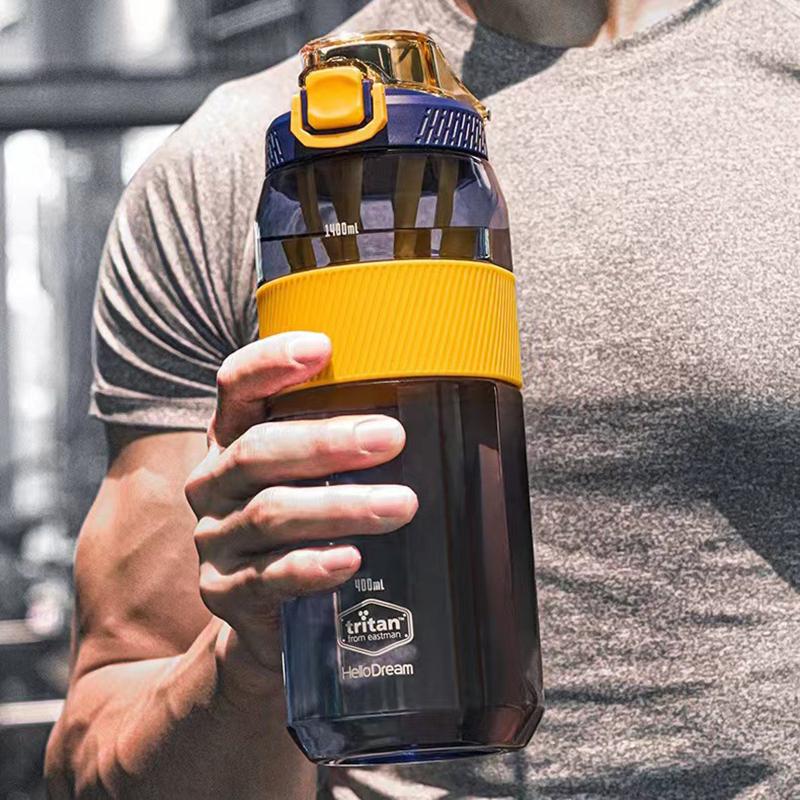 

Портативная спортивная чашка для воды, космическая чашка 1600 мл, мужская и женская бутылка для воды большой емкости для фитнеса