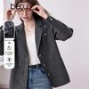 Betu Damen Eleganter Grauer Pendler-Blazer