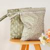 2pcs Reusable Printed Wet Dry Bag Waterproof Laundry Organizer Pouch  for Yoga Gym
