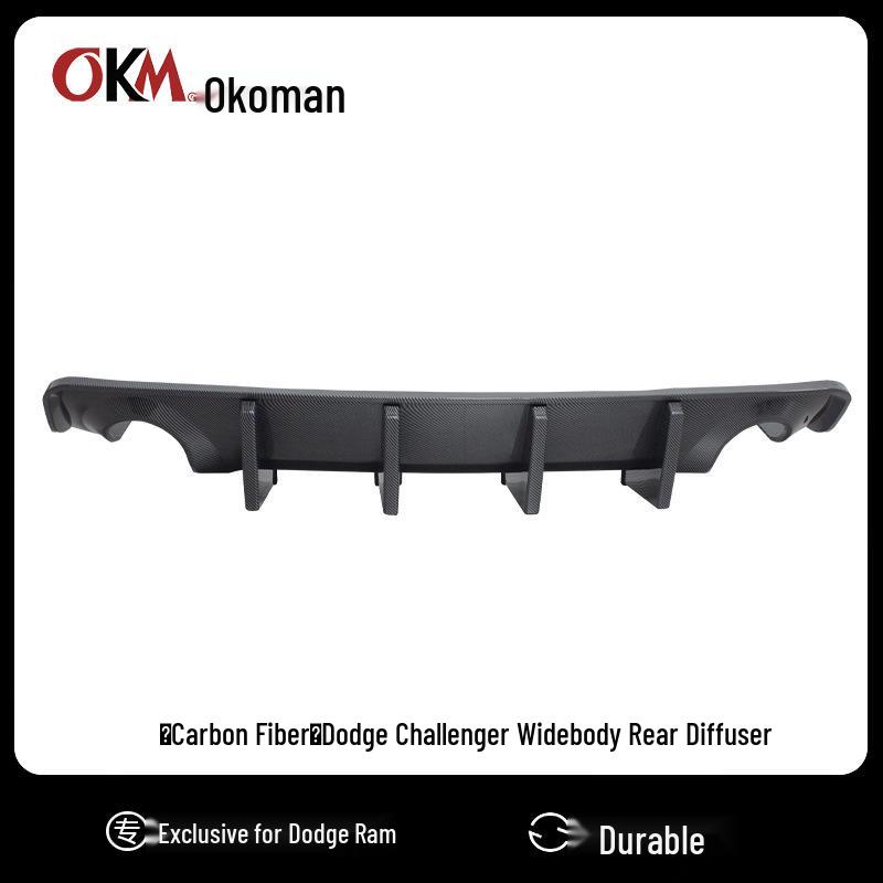 Задний диффузор-губа Dodge Charger Widebody Glossy Black