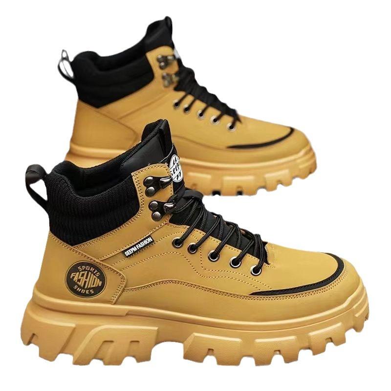 Martin Boots Men's Winter Tooling Fleece Thickened Fleece Warm Cotton Boots Minus 40 Degrees Cotton Shoes Northeast Snow