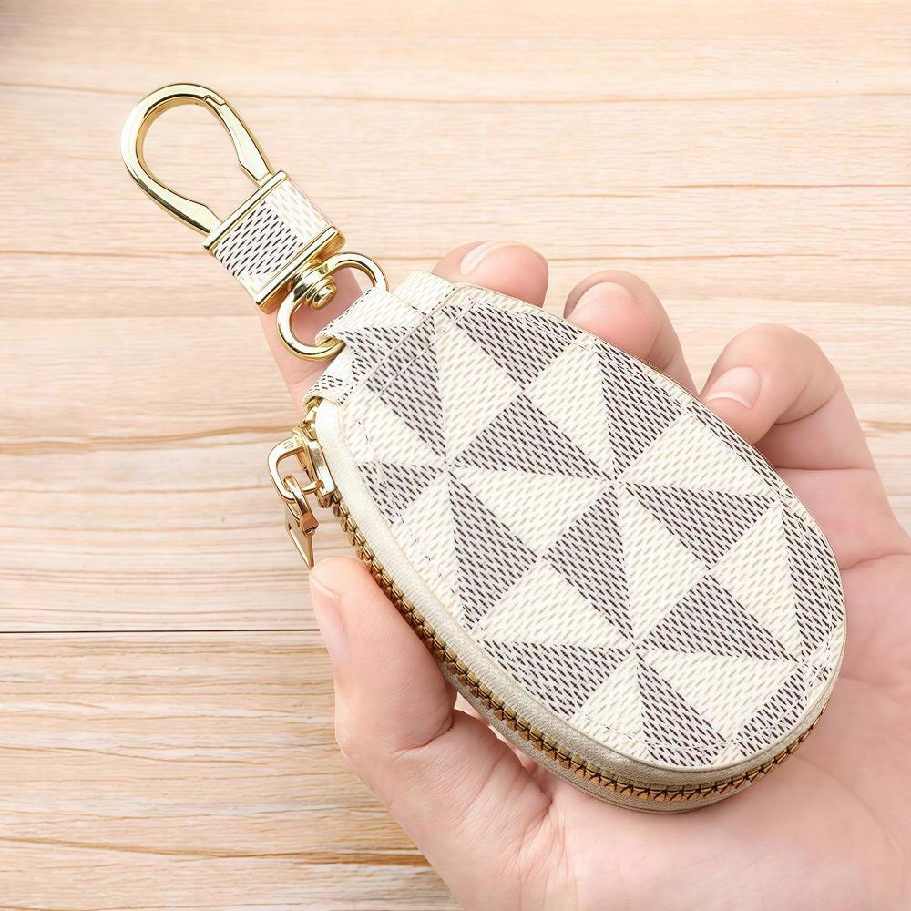 Key Bag, Men's and Women's Multifunctional New Mini Women's Bag, Large Capacity Men's Home Zipper, Car Keychain.zwq