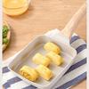 Ivory White Square Japanese Tamagoyaki Frying Pan