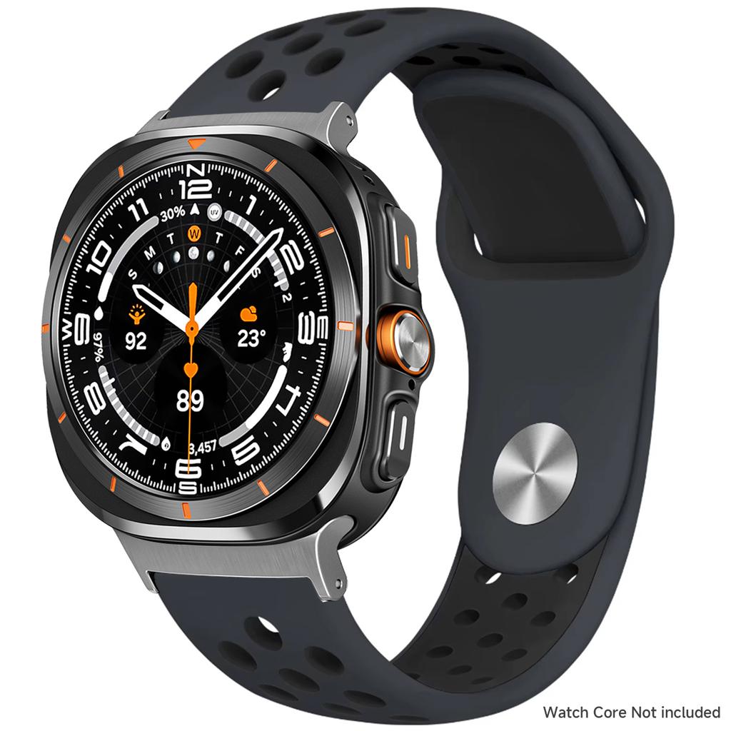 Silicone Strap For Samsung Galaxy Watch 8 40mm 44mm 8 Classic 46mm Sports Breathable Bracelet For Galaxy Ultra 2025 47MM Band