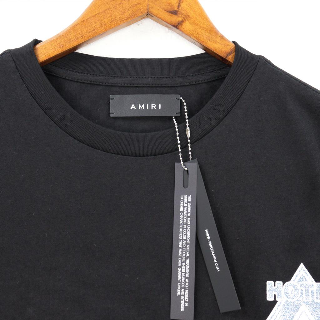 2206 Amiri 2025 Letní nové pánské a dámské volné vysoce kvalitní bavlněné tričko pro větší děti