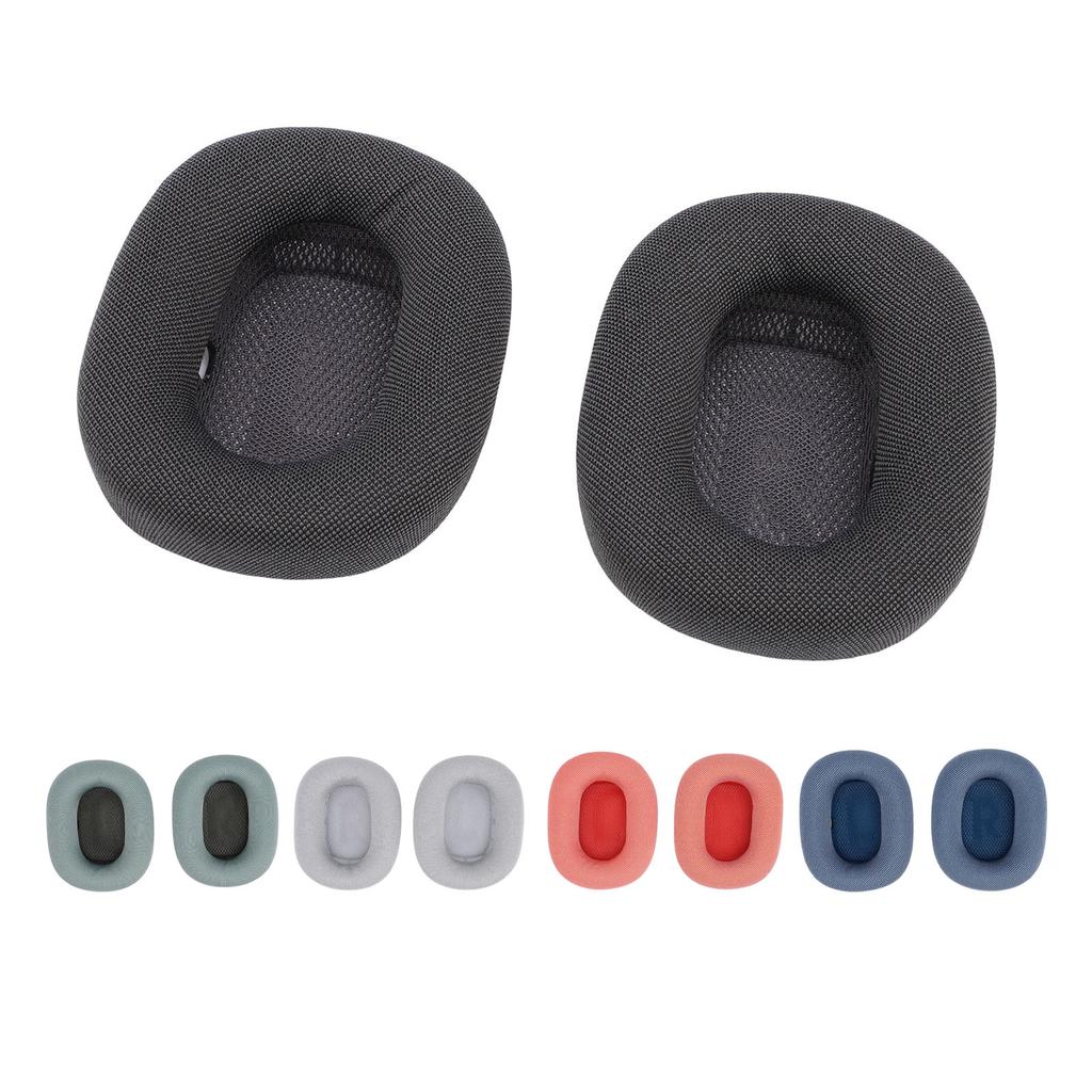 2pcs Replacement Ear Pads Cushions Headphones Earpads Ear Cups Mesh High Density Memory Foam