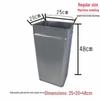 Galvanized Square Trash Can Liner