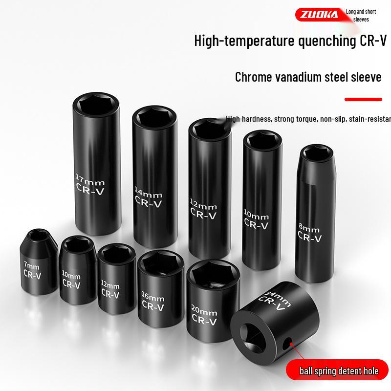 61-Piece Medium Socket Wrench Set with 72-Tooth Ratchet