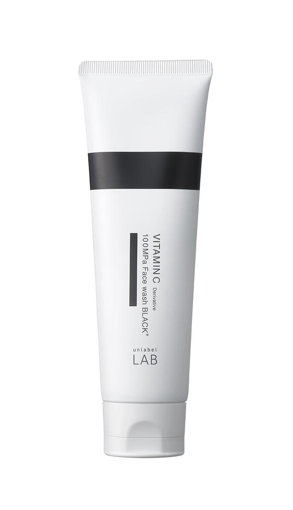 Unlabel Labo V Face Wash Made in Enzyme Face Dense 100MPa Vitamin C Pore Black Ingredients BL, 130g, Japan, Skincare, Wash, Foam, Derivative,