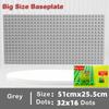 11 Colors 51*25.5cm Large Particle Size Building Blocks Baseplate Bricks Base Plate DIY Educational Toys for Children Brick Wall
