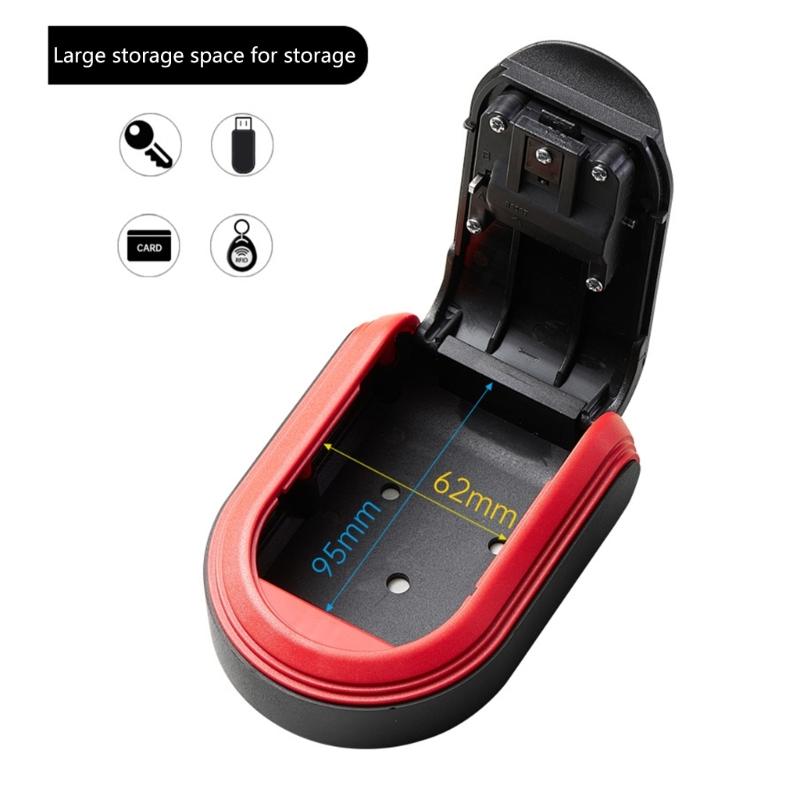 Magnetic Key Storage Solution Waterproof Magnetic Key Safe with 4 Digit Code for Home, Garage, and Office Security