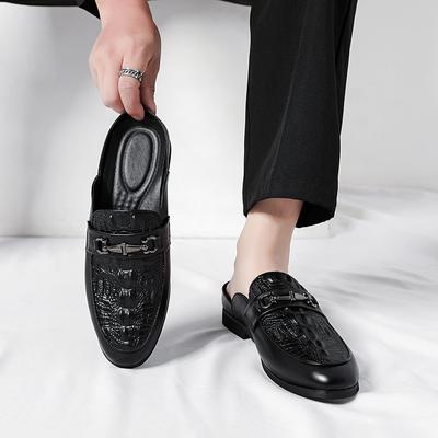Men Dress Shoes Men's Leather Breathable Formal Business Derby Shoes Man Casual Shoes