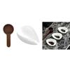 Coffee Dosing Tray Coffee Bean Dish Measuring Spoons Coffee Bean Tray Ceramic Coffee Bean Container for Coffee Lovers