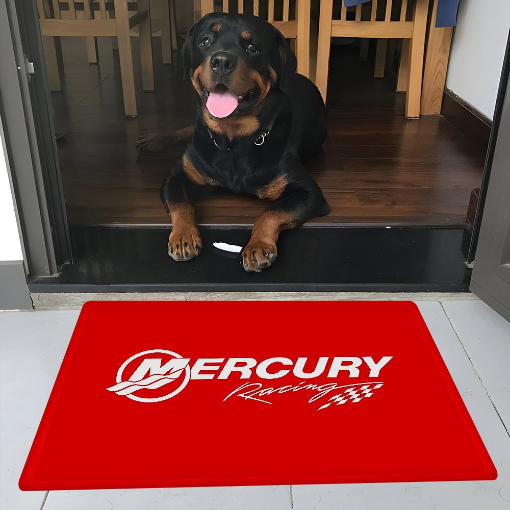 Mercury Racing Door Mat Washable Non-Slip Living Room Sofa Chairs Area Mat Kitchen Welcome Doormat