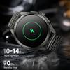 CF52 Smart Watch Bluetooth-compatible Call Fitness Tracker Health Monitor Smartwatch, Steel Strap