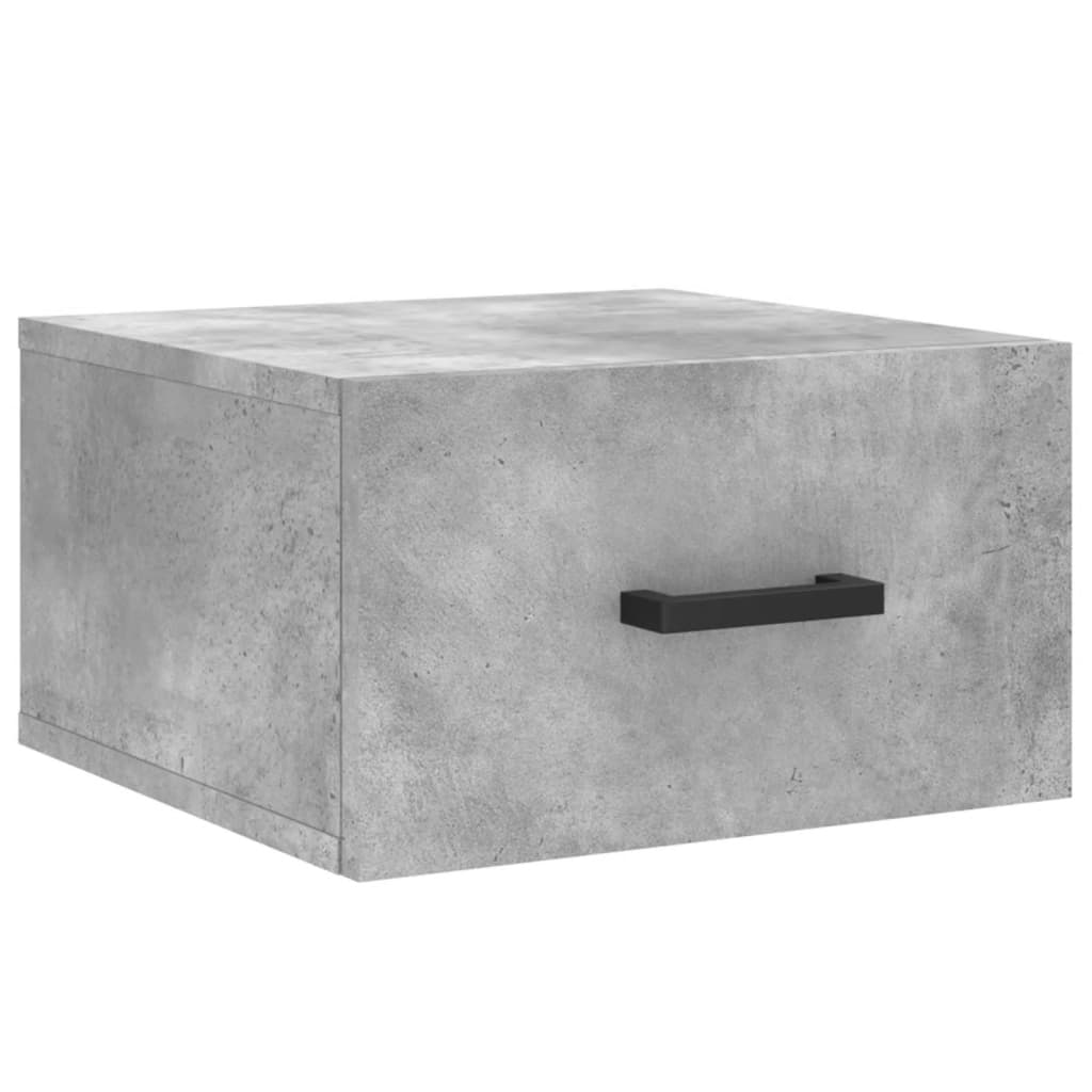 Wall Mounted Nightstands 2 pcs Concrete Grey 35 x 35 x 20 cm