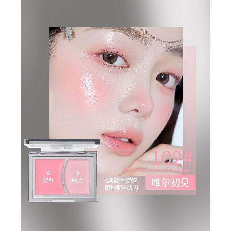 Kaxier - Two-Tone Watery Cream Blush - 4 Types