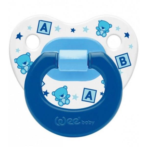 

Соска Wee Baby с узором - синяя