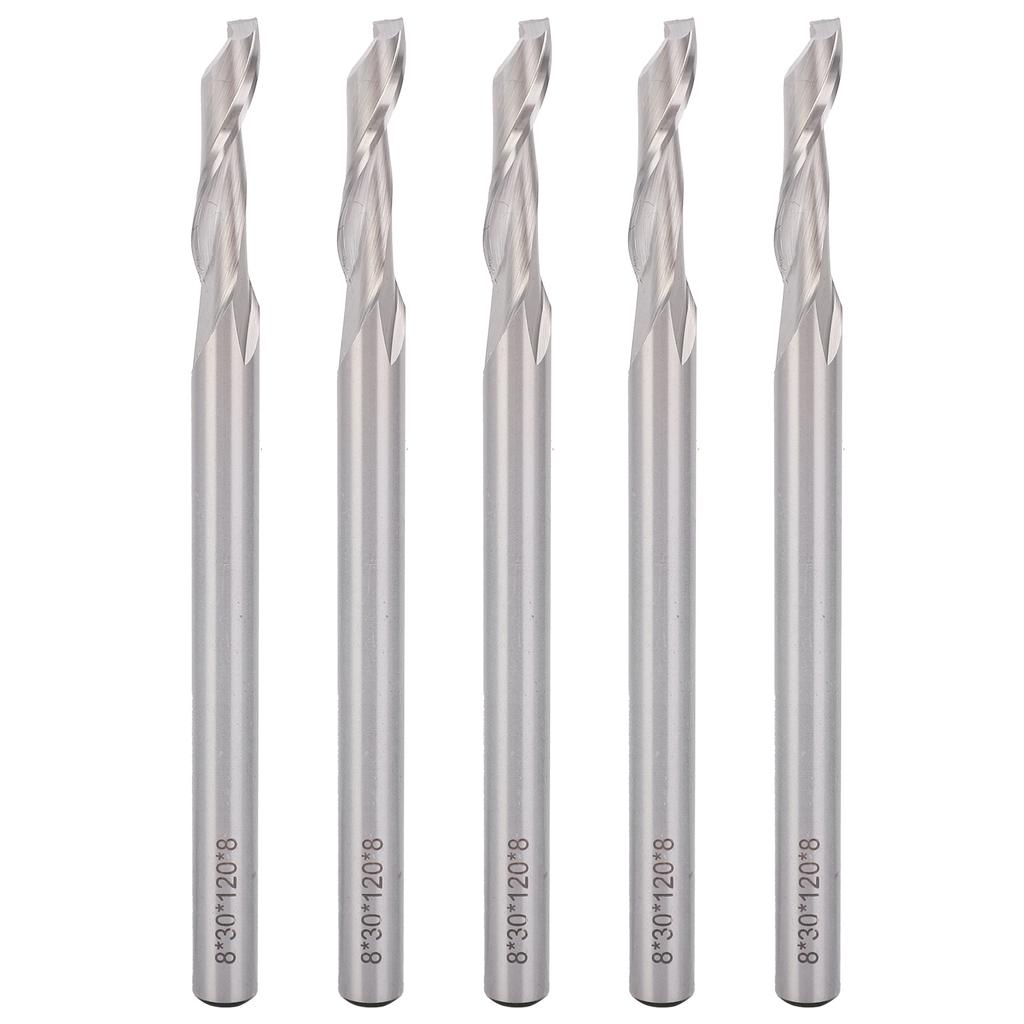 5 Buc. Freză Oțel Rapid de Mare Viteză cu Un Singur Canelură Spiralată Freză Capăt pentru Router CNC, Unealtă de Gravură