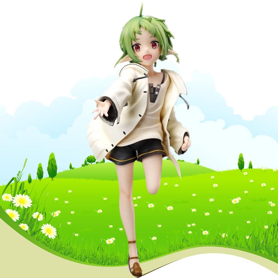 New 17.5CM Anime Jobless Reincarnation Sylphiette Greyrat Action Figure Desktop Decorations Kawaii Girl Figures Dolls Gift
