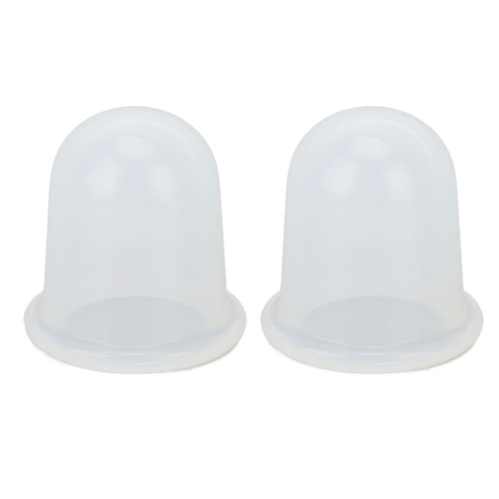 2pcs Cupping Set Transparent Silicone Muscle Relaxation Cupping Therapy Set for Facial Body Massage