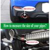 RE  Matte Black Stainless Steel Car Accessories Muffler Tip Exhaust System Pipe Universal Nozzle  f10  Golf