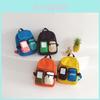 Stylish Korean Version Dual Color Cute Children's Backpack For Kids In Vibrant Yellow And Blue