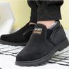 Men's Winter Warmth Slip-On Shoes Thick Casual Shoes with Non-Slip Shoes