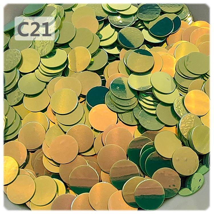 Yaleduo 6mm Flache Runde Pailletten ohne Loch für DIY-Bastelarbeiten, Handy-Dekor, Epoxidharz-Kunst und Nageldesign