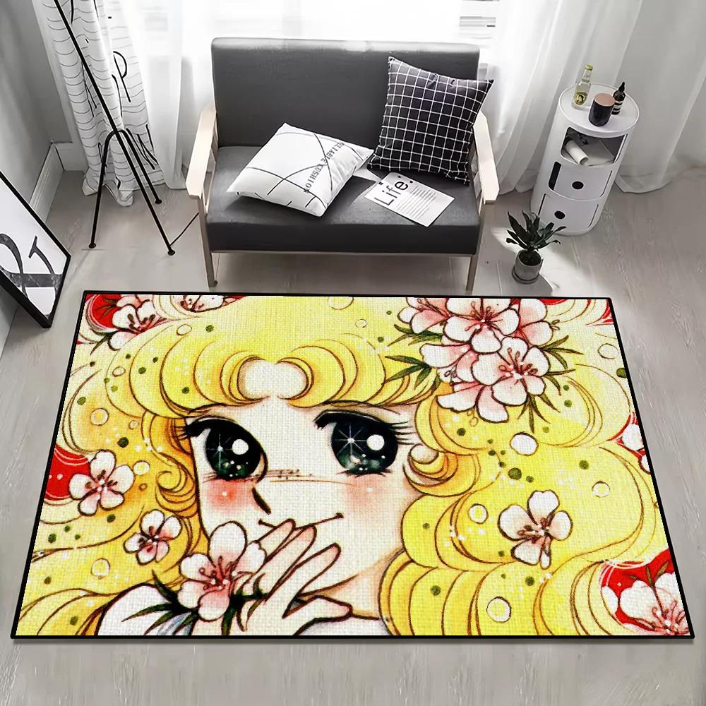 Candy Candy Anime Door Mat Welcome Doormat Non-slip Floor Mat Bedroom Kitchen Bath Balcony Hallway Rugs Home Decoration Carpet