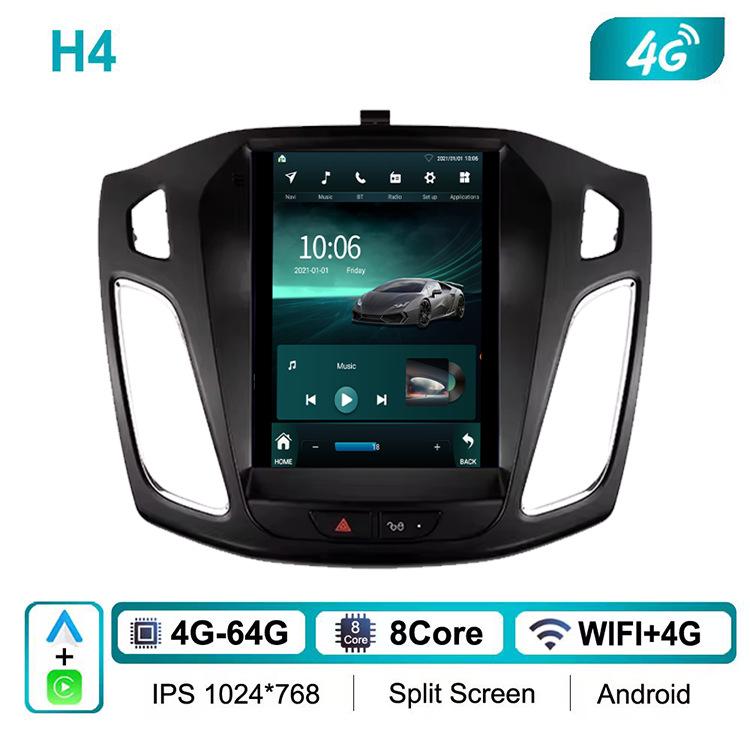 Ford Focus MK3 3rd Gen Android Car Navigation System with HD GPS, Reverse Camera & CarPlay Integration