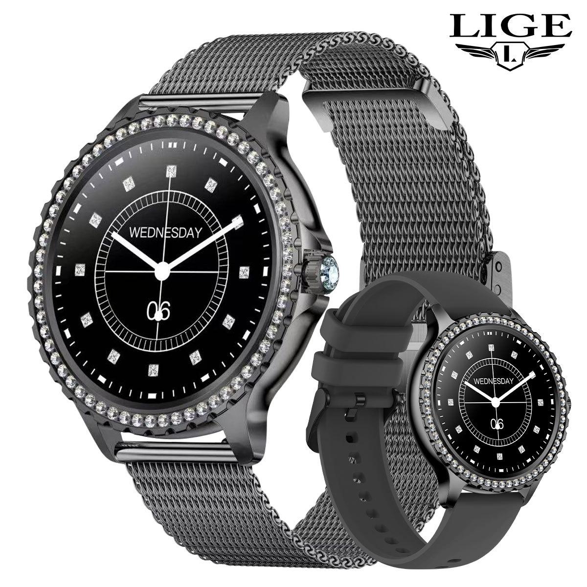 

Women s i58 Smartwatch: Bluetooth Call, Voice Assistant, Health & Sleep Tracking, Multi-Sport Modes, Pedometer.