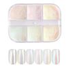 GOODCHI Aurora Powder, Mirror Powder, 6 Colors, Neon Powder, Aurora Shell Powder, Aurora Nails, Mirror Nails, DIY, Resin Nail Art (04)