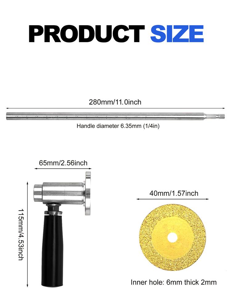 Stainless Steel PVC Pipe Cutter Tool with 5 Blades for 1-1/2 Inch To 8-inch PVC Tubes Inside Plumbing 7inch Cutting Depth