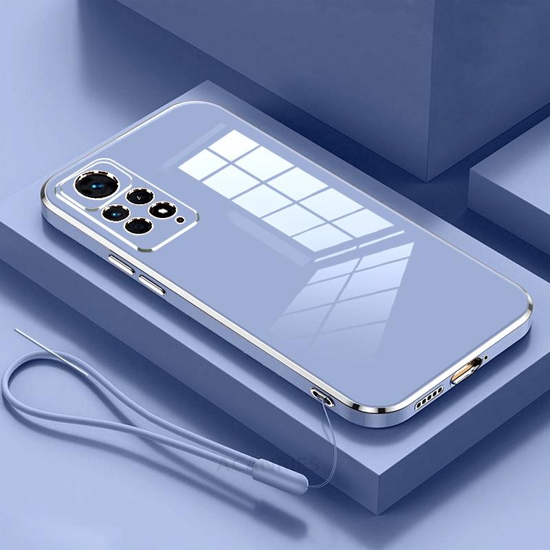 

Note11s роскошный чехол-ремешок из силикона для Xiaomi Redmi Note 11s 4g 11 Pro 11pro Plus 5g 10 10s 9 9s 8 8t 7 мягкий чехол Redmi Note 11S 4g