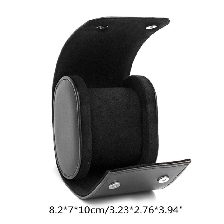 Portable Watch Box Travel Watches for Case Storage Organizer Leather for Wristwa