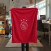 Amsterdamsche Football Club Ajax Flannel Blanket, High quality Comfortable for All Seasons, Home Decor, Warmth and Comfort