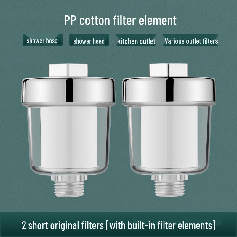 

Универсальный очиститель воды для душа, снижающий содержание хлора, с фильтрующим элементом из полипропиленового хлопка