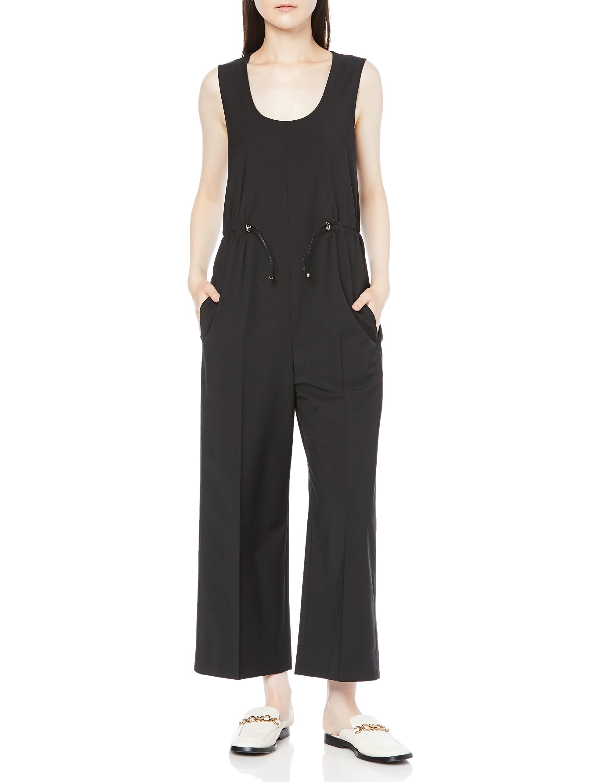 

Sleeveless jumpsuit [Styling] чёрный