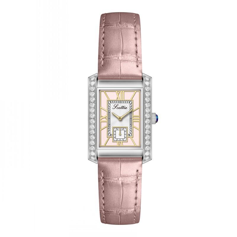 Fashion Diamond Watch Feminine Leather Strap Personalized Square Belt Watch Ladies Watch Women