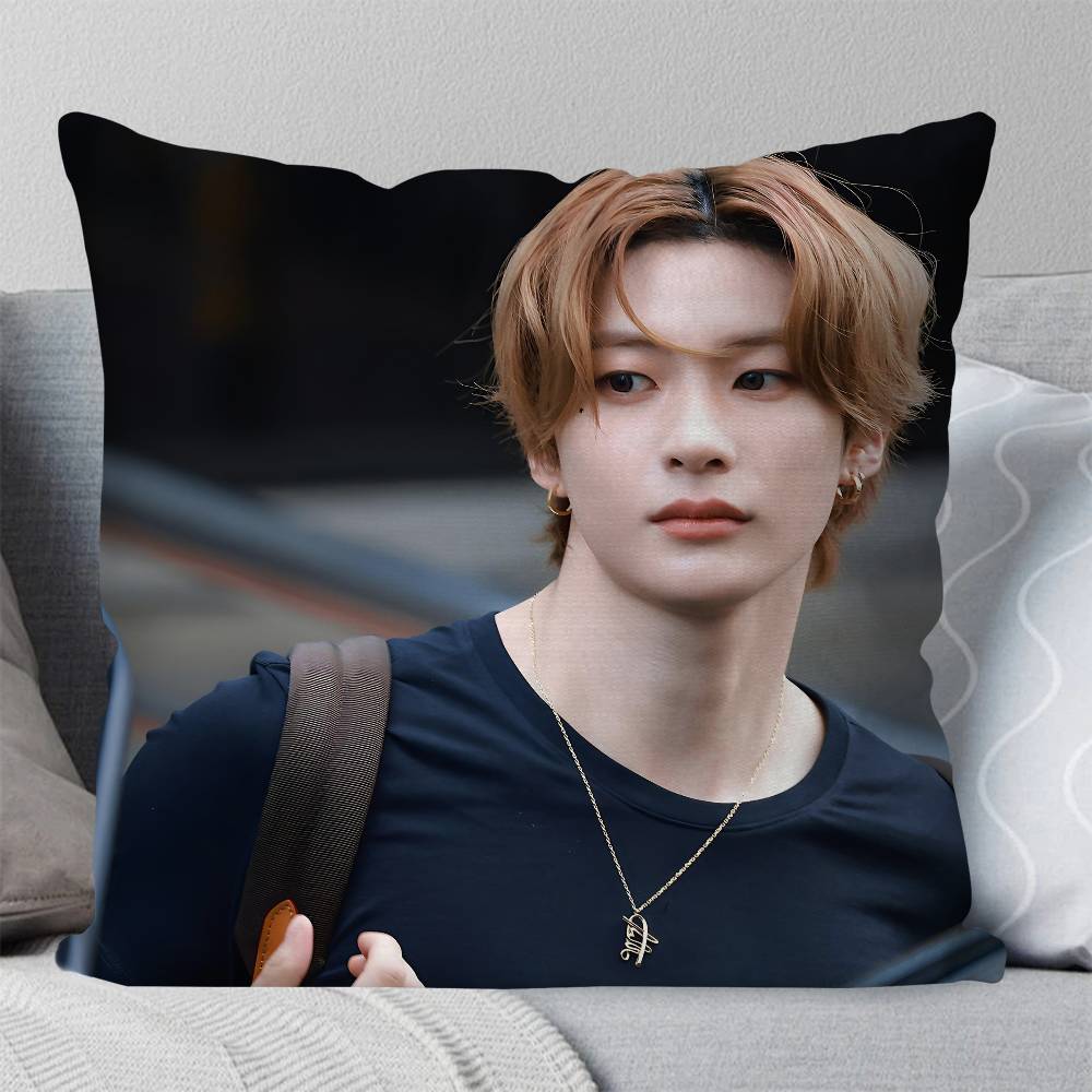 Anton Chanyoung Lee Kpop RIIZE Pillow Case Square Pillow Bedroom Sofa Leisure Comfort Cushion Car Living Room Home Decoration